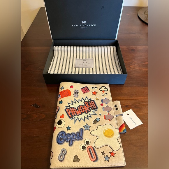 Anya Hindmarch All Over Stickers A5 Journal. - Picture 1 of 9